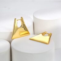 Triangle Hoop Earrings