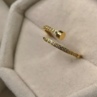 18k Gold Plated Screw You Statement Ring