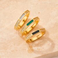 Radiance Diamond-Infused Gold-Plated Ring