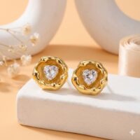 Gorgeous Rose Drop Earrings